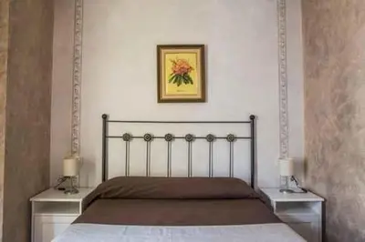 Cama o camas de una habitación en Café Bar Hotel Jefi
