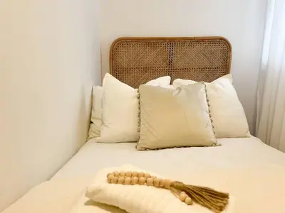 Cama o camas de una habitación en Apartamentos Gredos 102