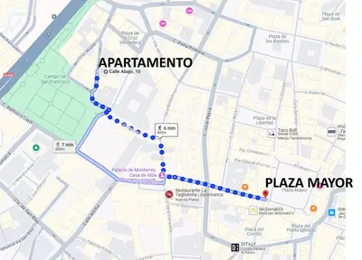 Plano de Alojamiento Abajo10 Centro