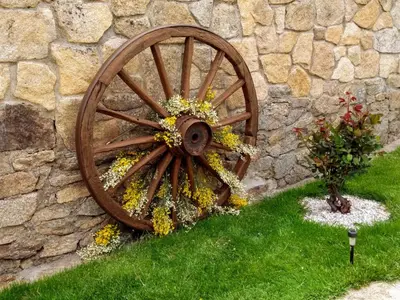 Jardín al aire libre en Tinao de Gredos