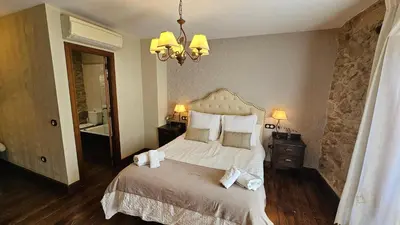 Cama o camas de una habitación en La Clerecia de Ledesma