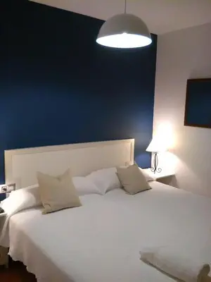 Cama o camas de una habitación en Casa Rural La Esmeralda
