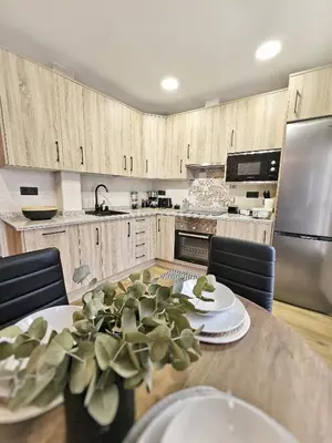 Una cocina o zona de cocina en CASA RURAL U FORTI