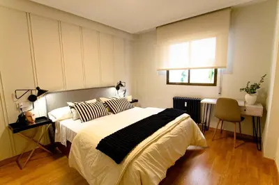 Cama o camas de una habitación en VUT Limoneros laranitasalmantina