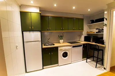 Una cocina o zona de cocina en VUT Limoneros laranitasalmantina