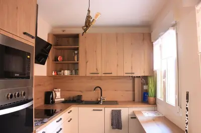 Una cocina o zona de cocina en Encanto Celta, súper céntrico con parking incluido