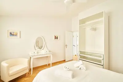 Cama o camas de una habitación en Dúplex palacio congreso II