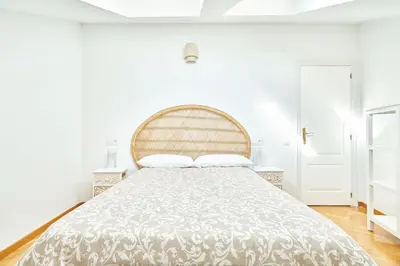 Cama o camas de una habitación en Dúplex palacio congreso II