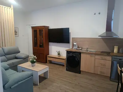 Una cocina o zona de cocina en ApartamentosTuristicos Avila Puerta del Alcazar 0-1