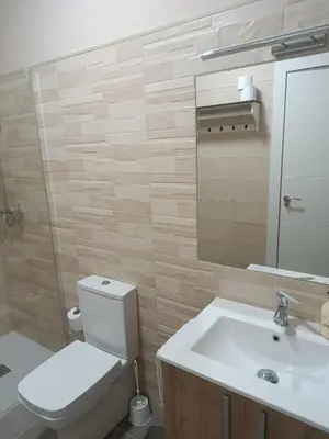 Un baño de Apartamentos turisticos Avila Puerta de San Vicente 0-2