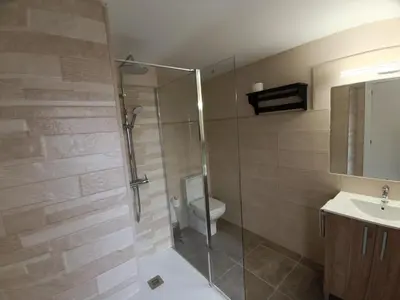 Un baño de Apartamentos turisticos Ávila Puerta del Mariscal 1-1