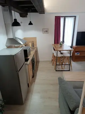 Una cocina o zona de cocina en Apartamentos turisticos Ávila Puerta de Los Leales 1-2