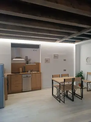 Una cocina o zona de cocina en Apartamentos turisticos Ávila Puerta del Puente 1-3