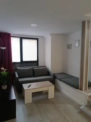 Zona de estar de Apartamentos turisticos Ávila Puerta de San Isidro 1-4