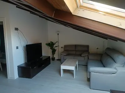 Zona de estar de Apartamentos turisticos Ávila Puerta de la Santa 2-1