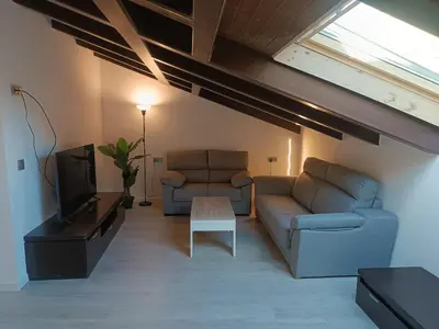 Zona de estar de Apartamentos turisticos Ávila Puerta de la Santa 2-1