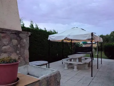 Un patio o zona al aire libre en Casa Alba