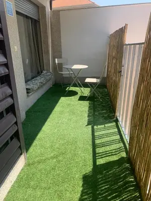 Jardín al aire libre en Casa Tatas Precioso piso recién reformado