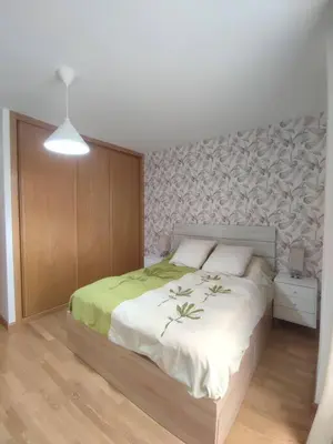 Cama o camas de una habitación en Casa Tatas Precioso piso recién reformado