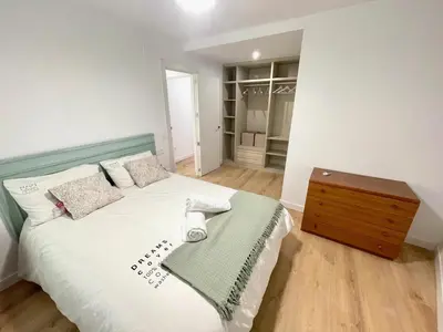Cama o camas de una habitación en Duo caleros laranitasalmantina