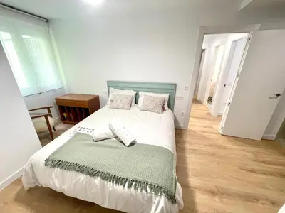 Cama o camas de una habitación en Duo caleros laranitasalmantina