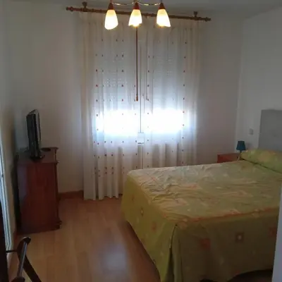 Cama o camas de una habitación en Río Adaja