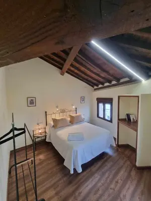 Cama o camas de una habitación en Lanchas de La Vera