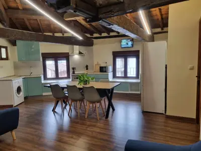 Una cocina o zona de cocina en Lanchas de La Vera