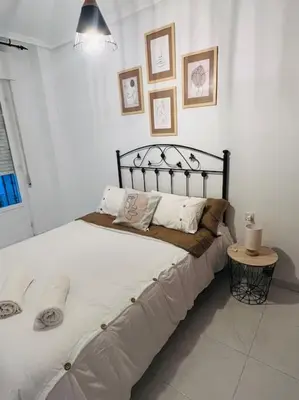 Cama o camas de una habitación en Apartamento Don Pedro