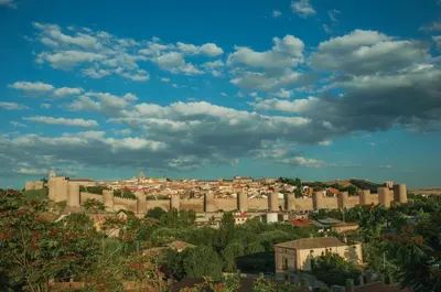 Vista general de Ávila o vista desde el apartamento