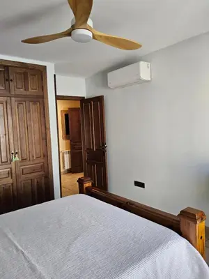 Cama o camas de una habitación en Casa de ensueño