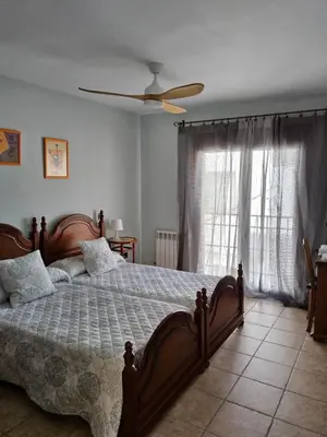 Cama o camas de una habitación en Casa de ensueño