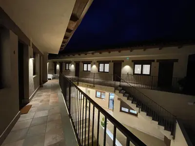 Un balcón o terraza de Hostería La milla Rural