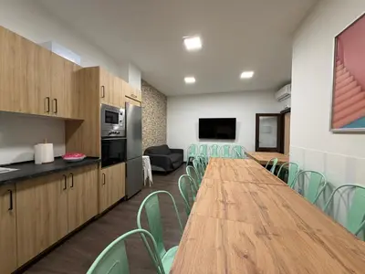 Una cocina o zona de cocina en Hostería La milla Rural