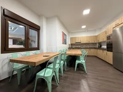 Una cocina o zona de cocina en Hostería La milla Rural