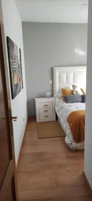 Cama o camas de una habitación en Mirador de los pollitos