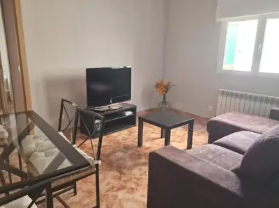 Una televisión o centro de entretenimiento en Casa Azañas