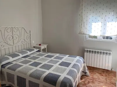 Cama o camas de una habitación en Casa Azañas