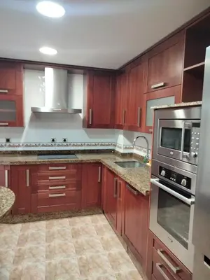 Una cocina o zona de cocina en Bonito Piso completo