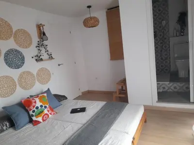 Zona de estar de La Casita del Pueblo