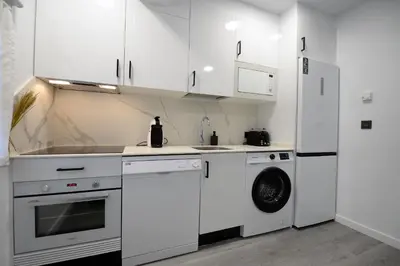 Una cocina o zona de cocina en APARTAMENTOS LUDOVICO