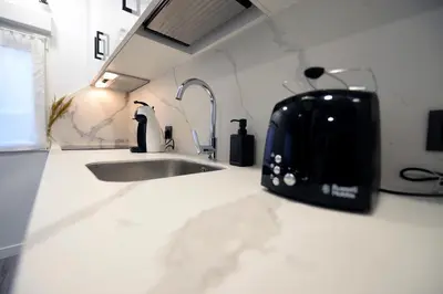Una cocina o zona de cocina en APARTAMENTOS LUDOVICO