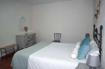 Cama o camas de una habitación en Casa rural Los Barreros