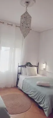 Cama o camas de una habitación en Casa Filo - Casa rural cerca de Caceres/Trujillo