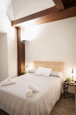 Cama o camas de una habitación en Apartamento Cuzco