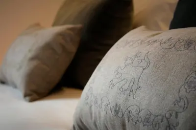Cama o camas de una habitación en Eunice Hotel Gastronómico