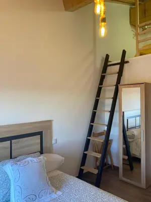 Cama o camas de una habitación en Casa Capricho