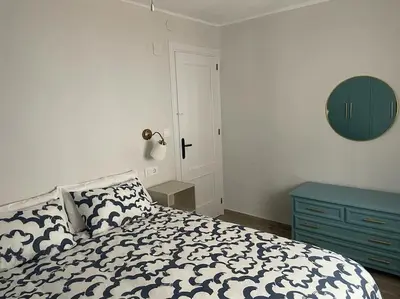 Cama o camas de una habitación en Preciosa casa entera con patio