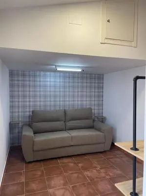 Zona de estar de Preciosa casa entera con patio