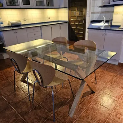 Una cocina o zona de cocina en Apartamento Parque Gredos